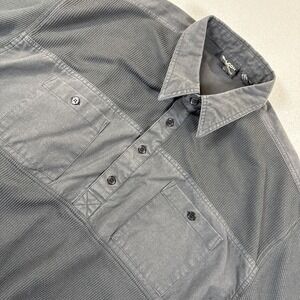 Vintage‎ Falcon Bay Rugby Polo Shirt Men's XXL Black Ribbed 90s Preppy